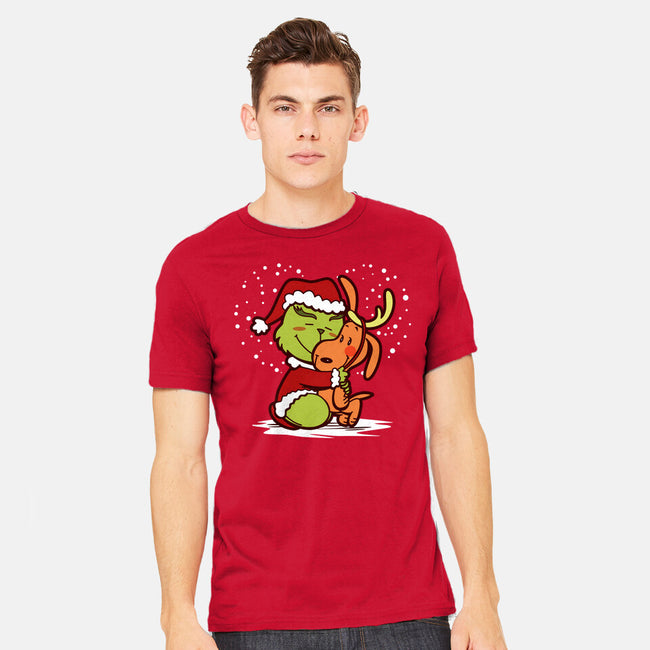 Christmas Is Love-Mens-Heavyweight-Tee-Boggs Nicolas