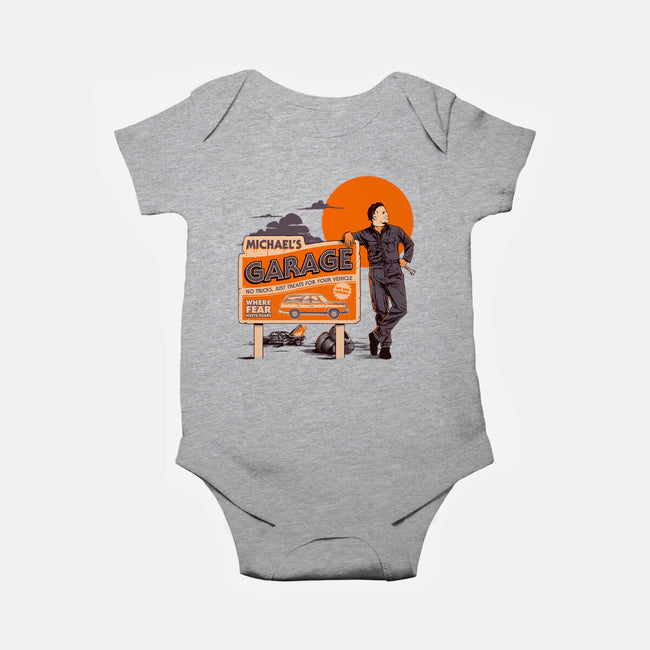 Michael's Garage-Baby-Basic-Onesie-Hafaell