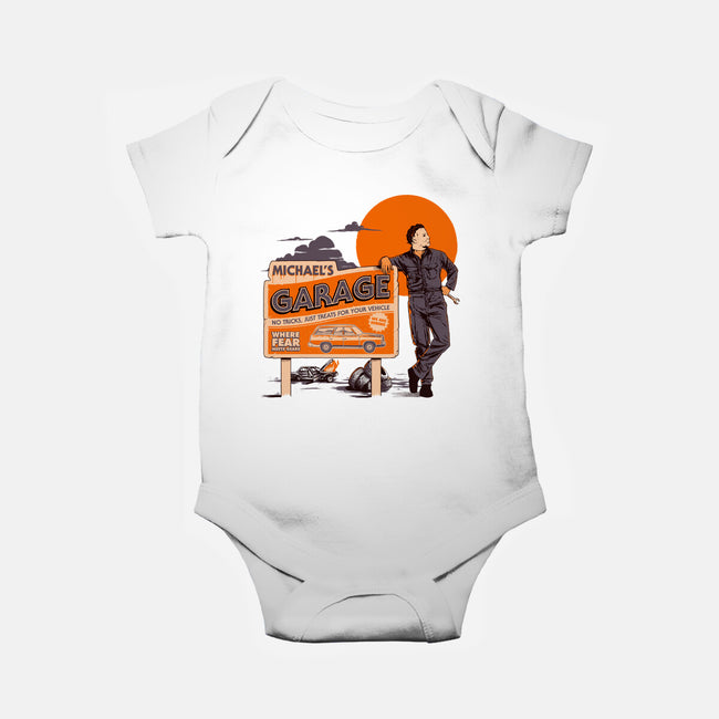 Michael's Garage-Baby-Basic-Onesie-Hafaell