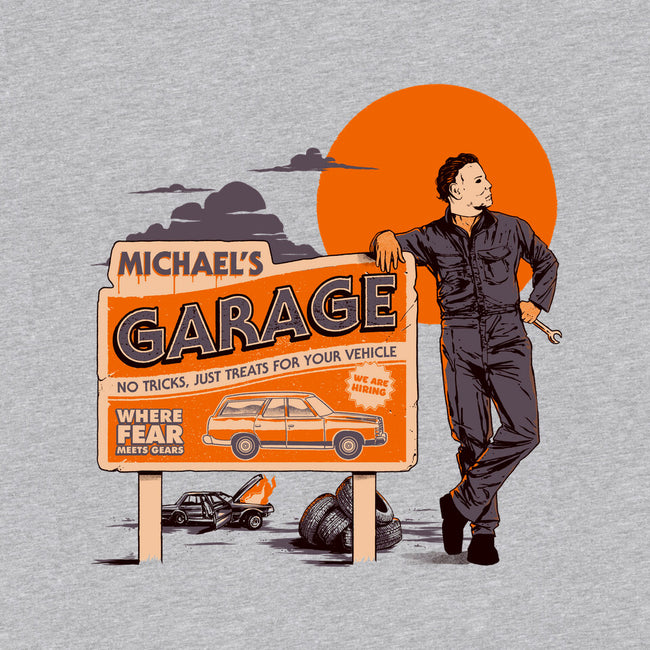 Michael's Garage-Womens-Fitted-Tee-Hafaell