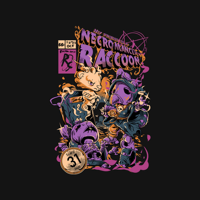 Necromancer Raccoon-None-Fleece-Blanket-Guilherme magno de oliveira