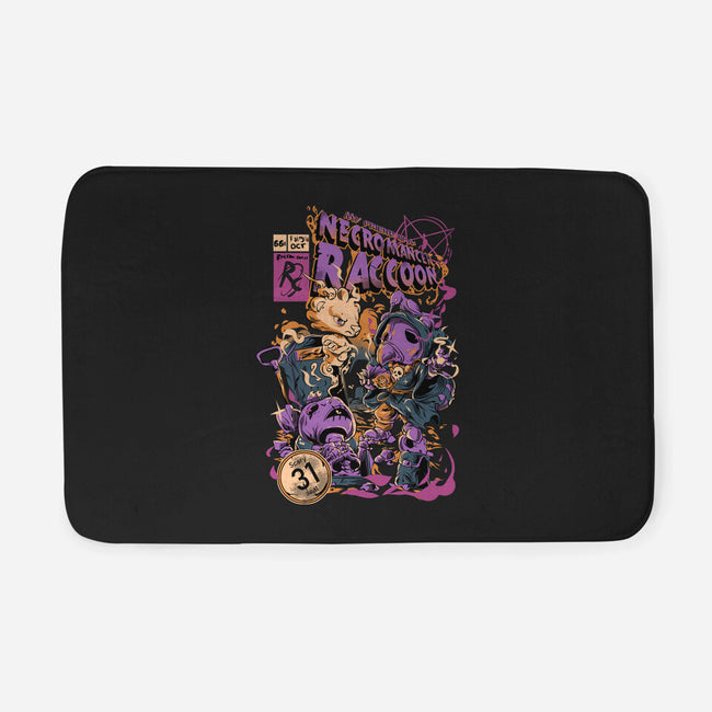 Necromancer Raccoon-None-Memory Foam-Bath Mat-Guilherme magno de oliveira