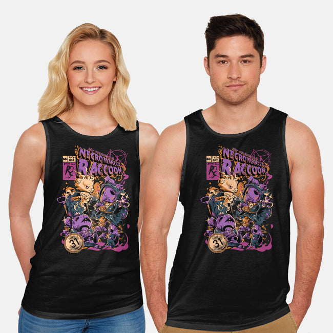 Necromancer Raccoon-Unisex-Basic-Tank-Guilherme magno de oliveira