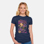 Necromancer Raccoon-Womens-Fitted-Tee-Guilherme magno de oliveira