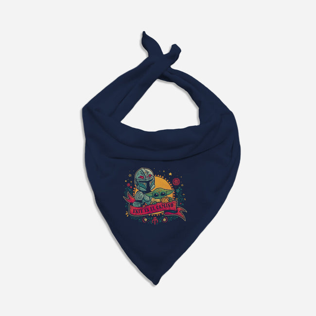 Este Es El Camino-Dog-Bandana-Pet Collar-teesgeex