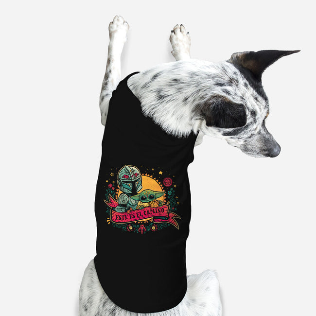 Este Es El Camino-Dog-Basic-Pet Tank-teesgeex