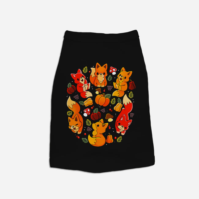 Foxes Autumn-Dog-Basic-Pet Tank-Vallina84