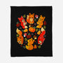 Foxes Autumn-None-Fleece-Blanket-Vallina84