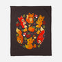 Foxes Autumn-None-Fleece-Blanket-Vallina84