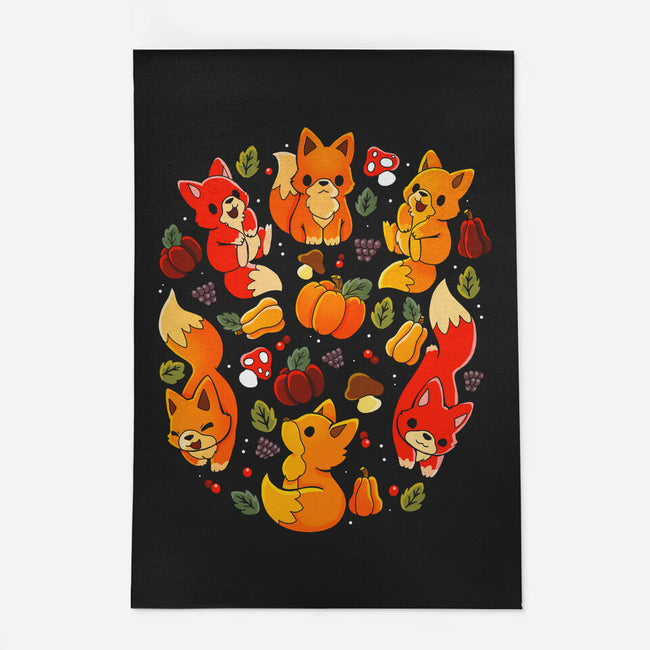 Foxes Autumn-None-Indoor-Rug-Vallina84