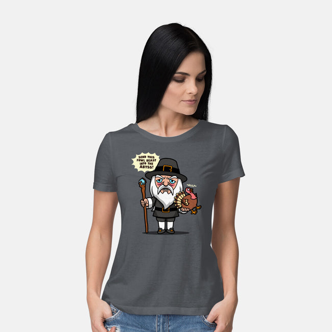 Fowl Beast-Womens-Basic-Tee-Boggs Nicolas