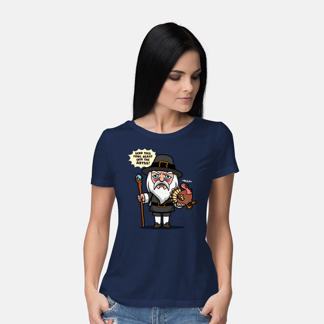 Fowl Beast-Womens-Basic-Tee-Boggs Nicolas