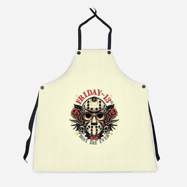 Best Day Ever-Unisex-Kitchen-Apron-momma_gorilla