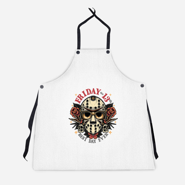 Best Day Ever-Unisex-Kitchen-Apron-momma_gorilla