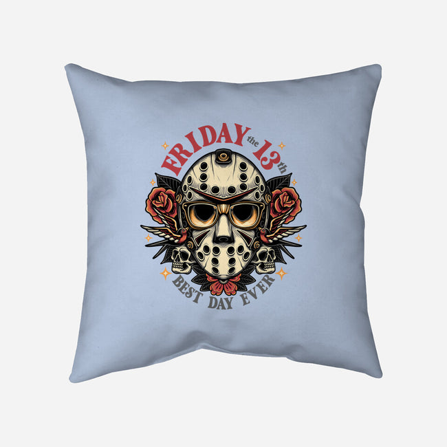 Best Day Ever-None-Removable Cover-Throw Pillow-momma_gorilla