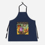 Everything Is Fine Dog-Unisex-Kitchen-Apron-nickzzarto