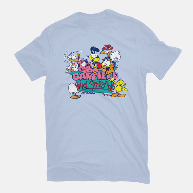 Cat And Friends-Unisex-Basic-Tee-dalethesk8er