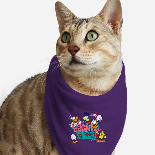 Cat And Friends-Cat-Bandana-Pet Collar-dalethesk8er