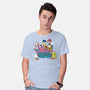 Cat And Friends-Mens-Basic-Tee-dalethesk8er