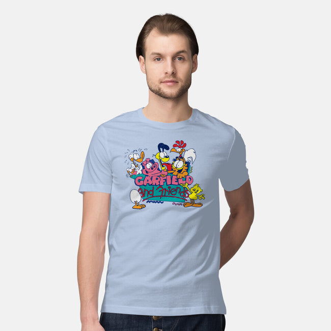 Cat And Friends-Mens-Premium-Tee-dalethesk8er