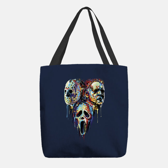 Slashers Painting-None-Basic Tote-Bag-zascanauta