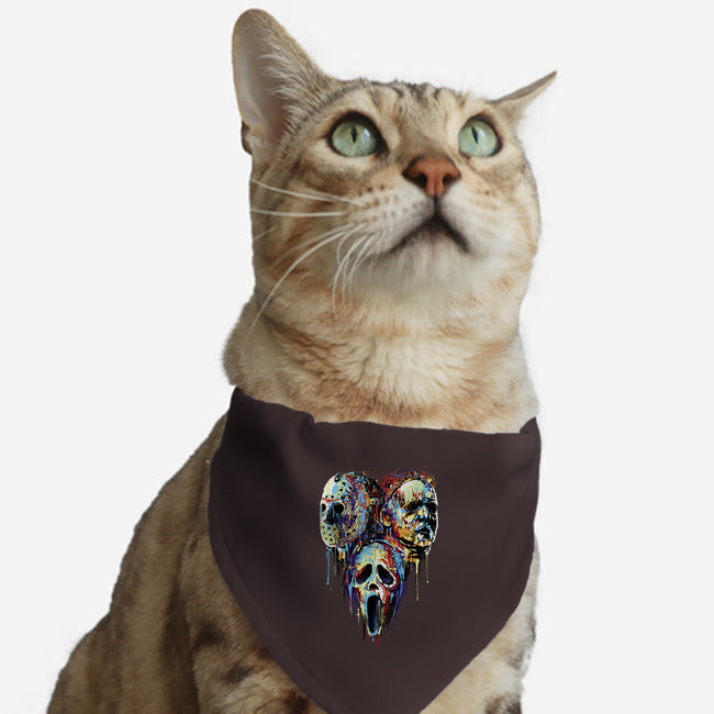 Slashers Painting-Cat-Adjustable-Pet Collar-zascanauta