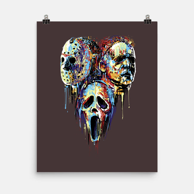 Slashers Painting-None-Matte-Poster-zascanauta