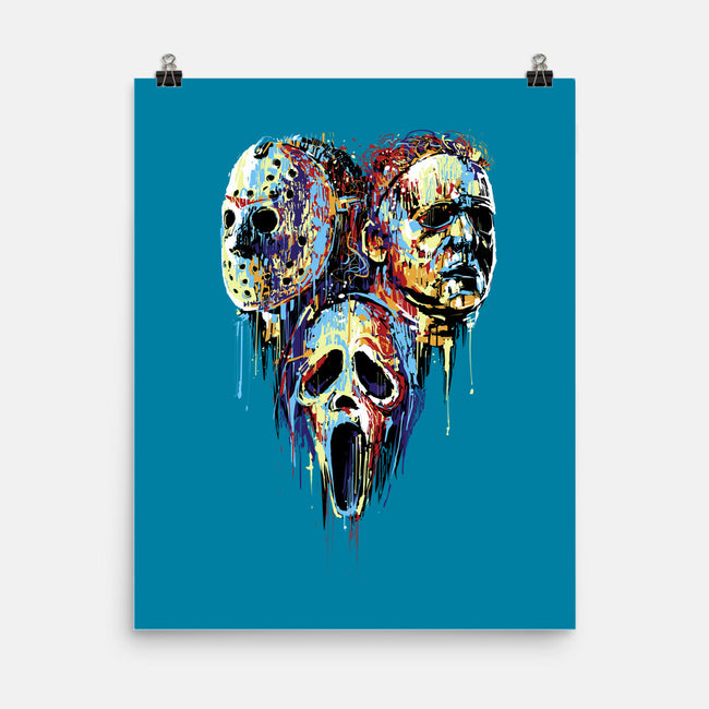 Slashers Painting-None-Matte-Poster-zascanauta