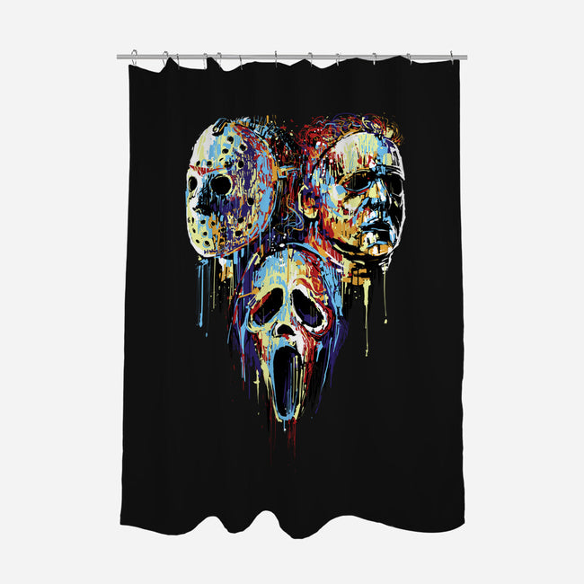 Slashers Painting-None-Polyester-Shower Curtain-zascanauta