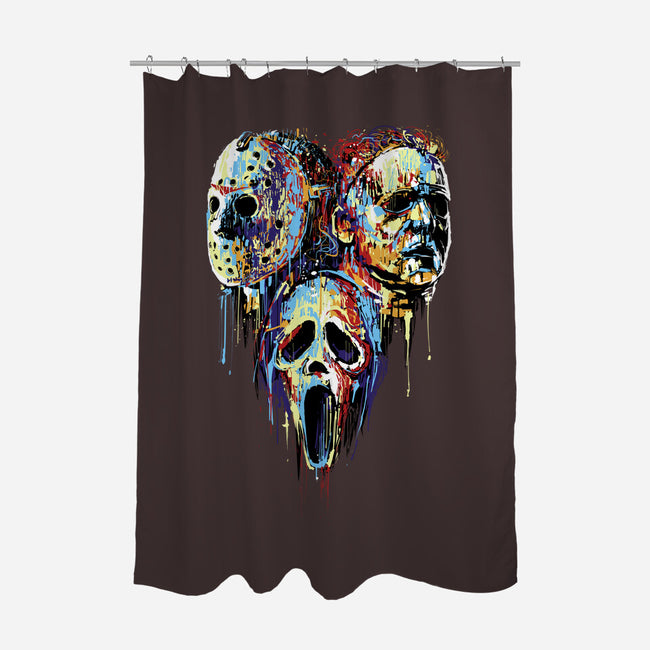 Slashers Painting-None-Polyester-Shower Curtain-zascanauta