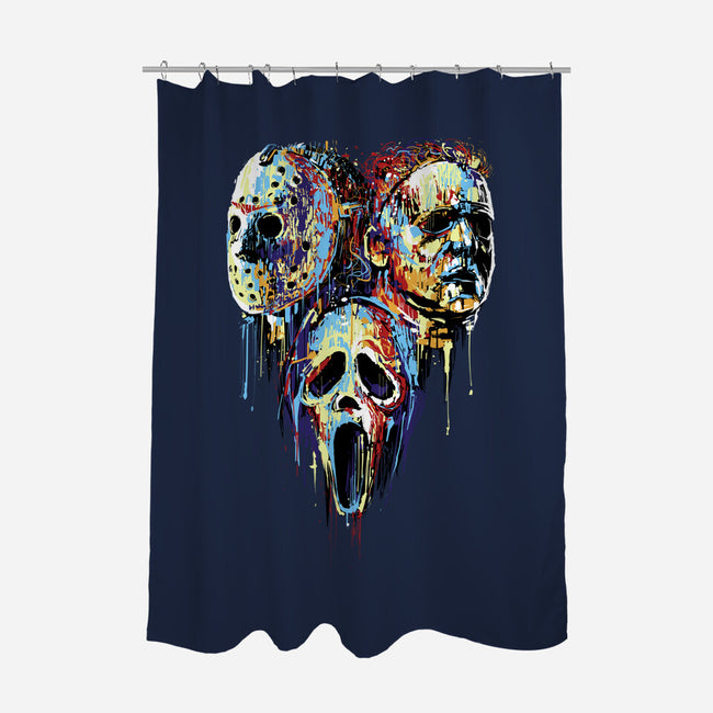 Slashers Painting-None-Polyester-Shower Curtain-zascanauta