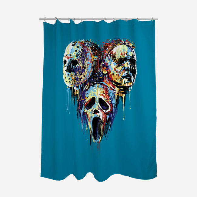 Slashers Painting-None-Polyester-Shower Curtain-zascanauta