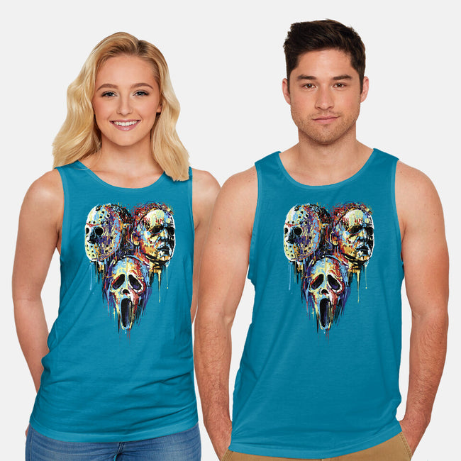 Slashers Painting-Unisex-Basic-Tank-zascanauta