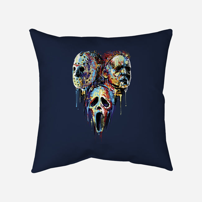 Slashers Painting-None-Removable Cover-Throw Pillow-zascanauta