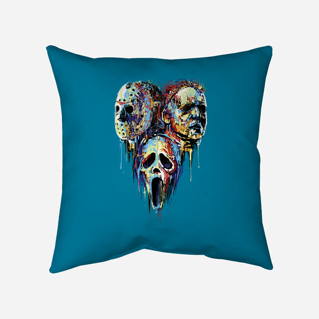 Slashers Painting-None-Removable Cover-Throw Pillow-zascanauta