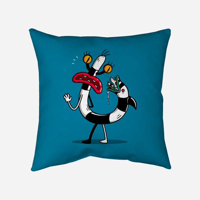 Worm Tail-None-Removable Cover-Throw Pillow-Raffiti