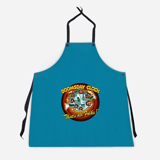 Doomsday Clock-Unisex-Kitchen-Apron-palmstreet