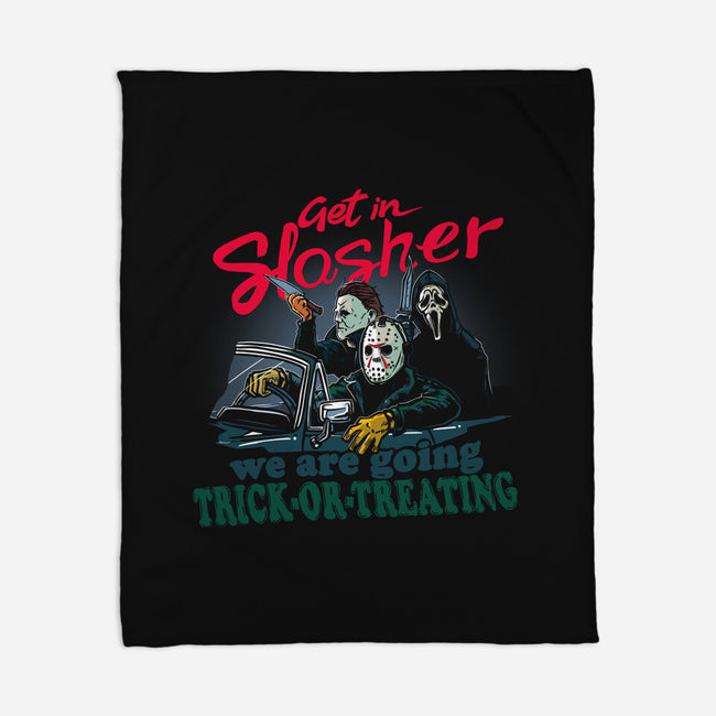 Get In Slasher-None-Fleece-Blanket-AndreusD