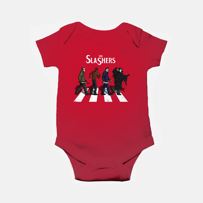 The Slashers-Baby-Basic-Onesie-drbutler