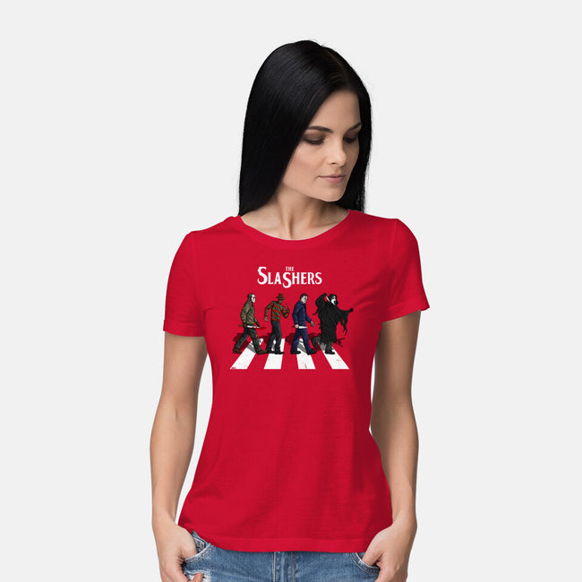 The Slashers-Womens-Basic-Tee-drbutler