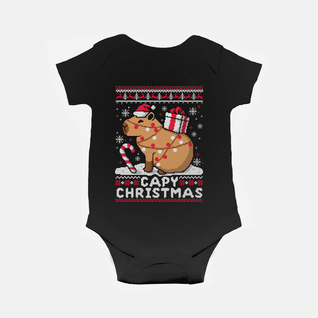 Capy Christmas-Baby-Basic-Onesie-NemiMakeit