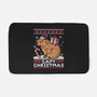 Capy Christmas-None-Memory Foam-Bath Mat-NemiMakeit