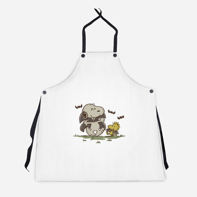 Spooky Costumes-Unisex-Kitchen-Apron-Xentee