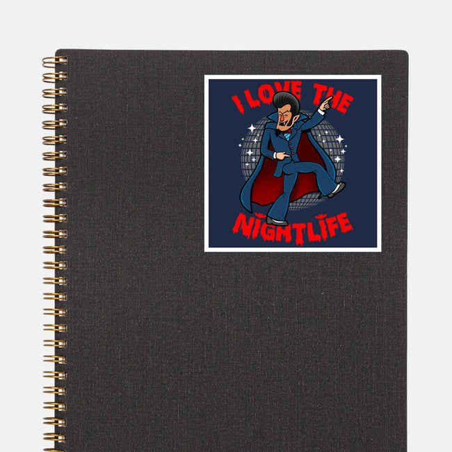 I Love The Nightlife-None-Glossy-Sticker-Boggs Nicolas