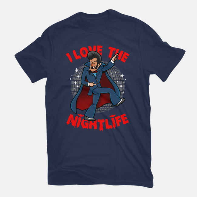 I Love The Nightlife-Mens-Basic-Tee-Boggs Nicolas