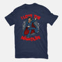 I Love The Nightlife-Womens-Fitted-Tee-Boggs Nicolas