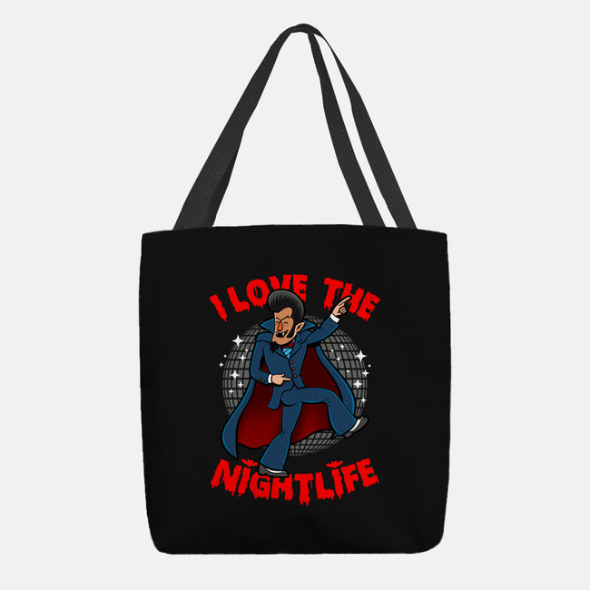 I Love The Nightlife-None-Basic Tote-Bag-Boggs Nicolas