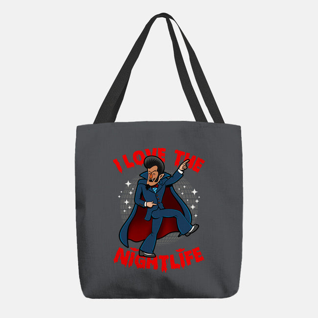 I Love The Nightlife-None-Basic Tote-Bag-Boggs Nicolas