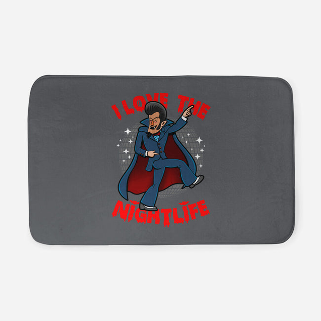 I Love The Nightlife-None-Memory Foam-Bath Mat-Boggs Nicolas