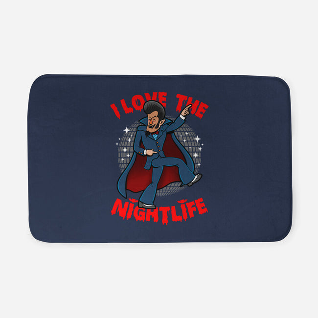 I Love The Nightlife-None-Memory Foam-Bath Mat-Boggs Nicolas